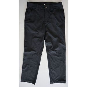 Lululemon Athletica Men's Sz 32x33 Black Pinstripe ABC Performance Pants